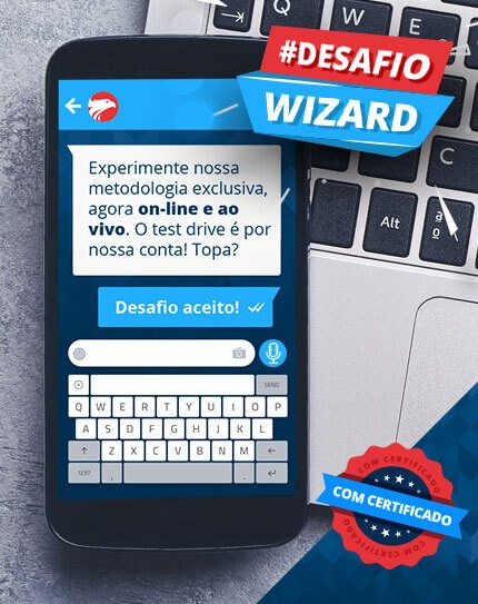 Experimente 2 Aulas Grátis - Wizard Idiomas